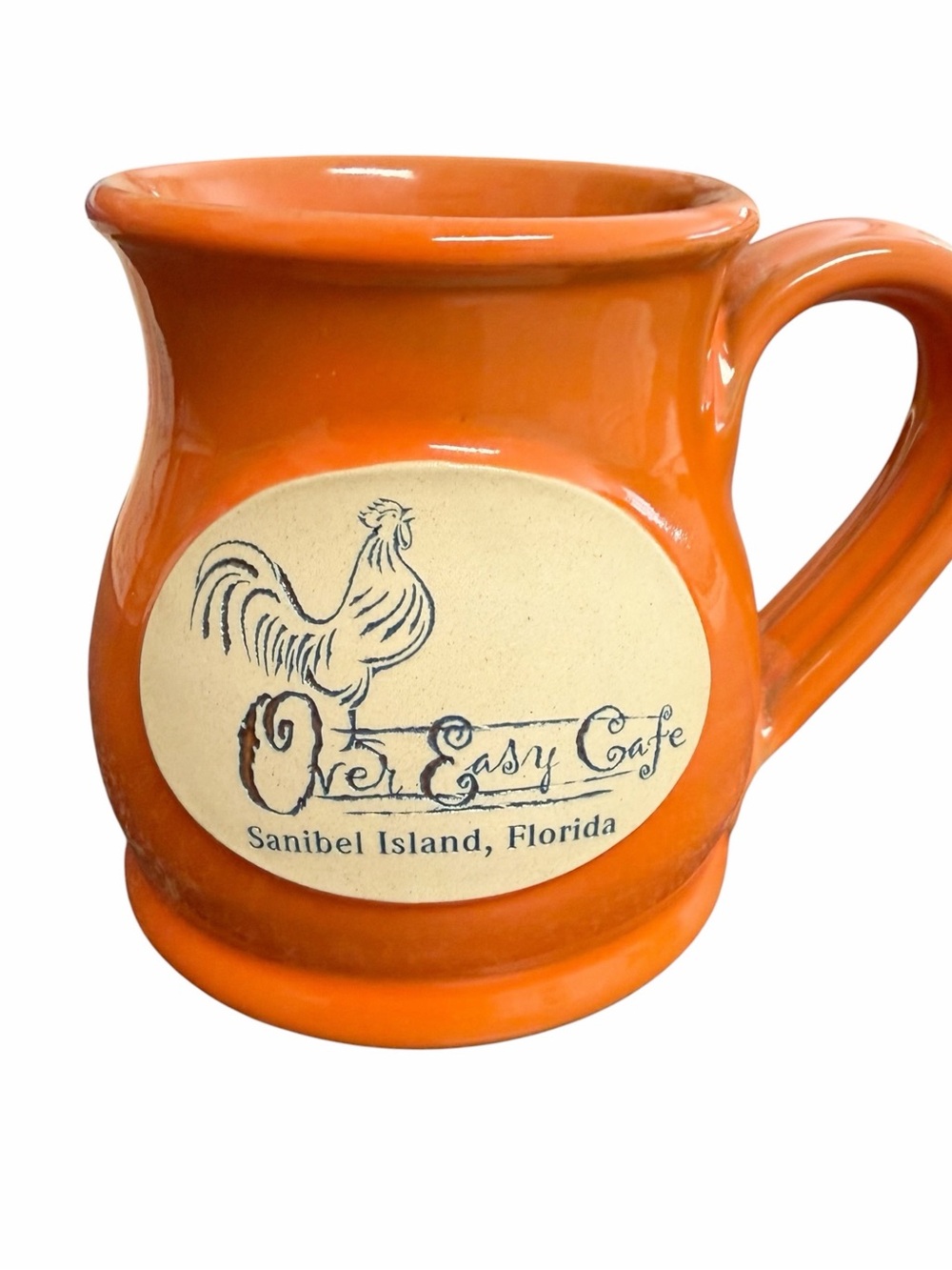 Deneen Handmade Stoneware Pottery Mug Over Easy Cafe Sanibel Island FL - Picture 1 of 7